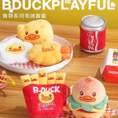 B.Duck Yellow Duck Food Plush Toy Blind Box