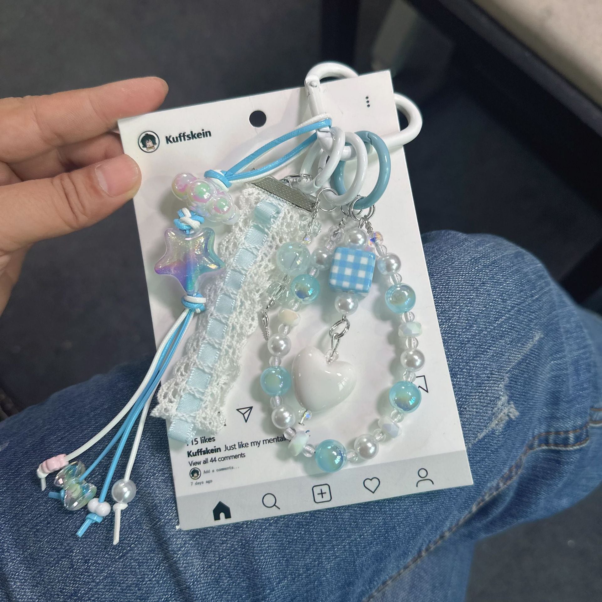 diy beaded pendant