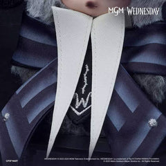 skullpanda-Wednesday Plush Doll Charm (Nevermore Academy Uniform Version)