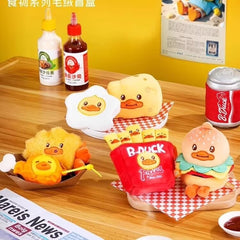 B.Duck Yellow Duck Food Plush Toy Blind Box