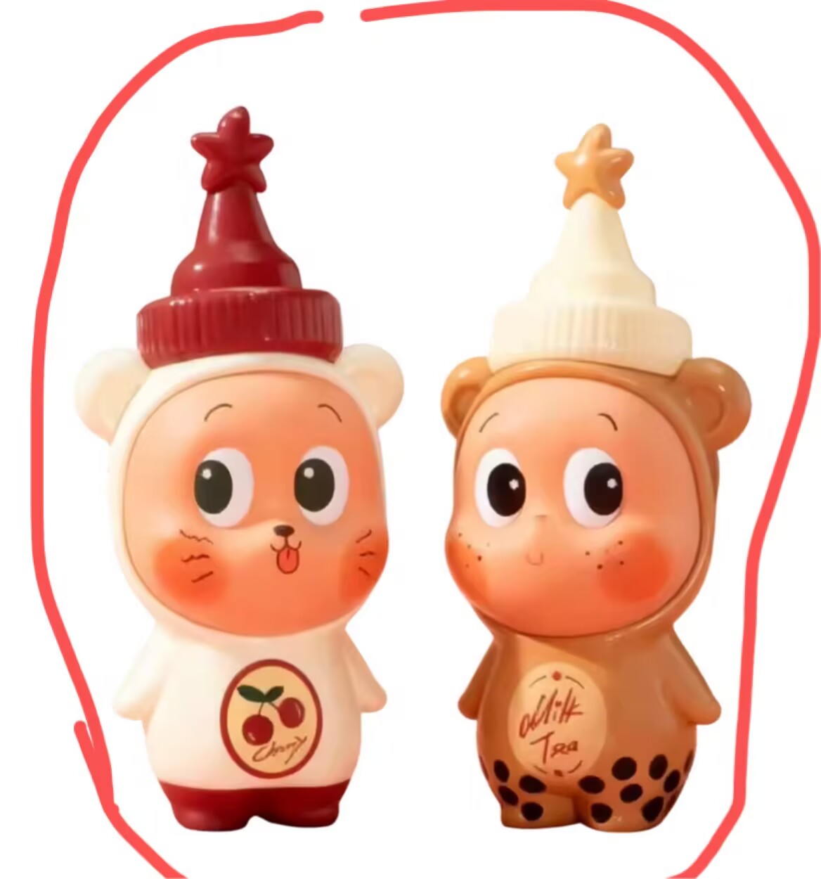 twinkle bubble&cherry iced tea figure