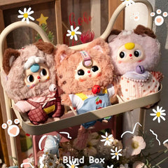 Baby Three-Cat Wardrobe Plush Toy