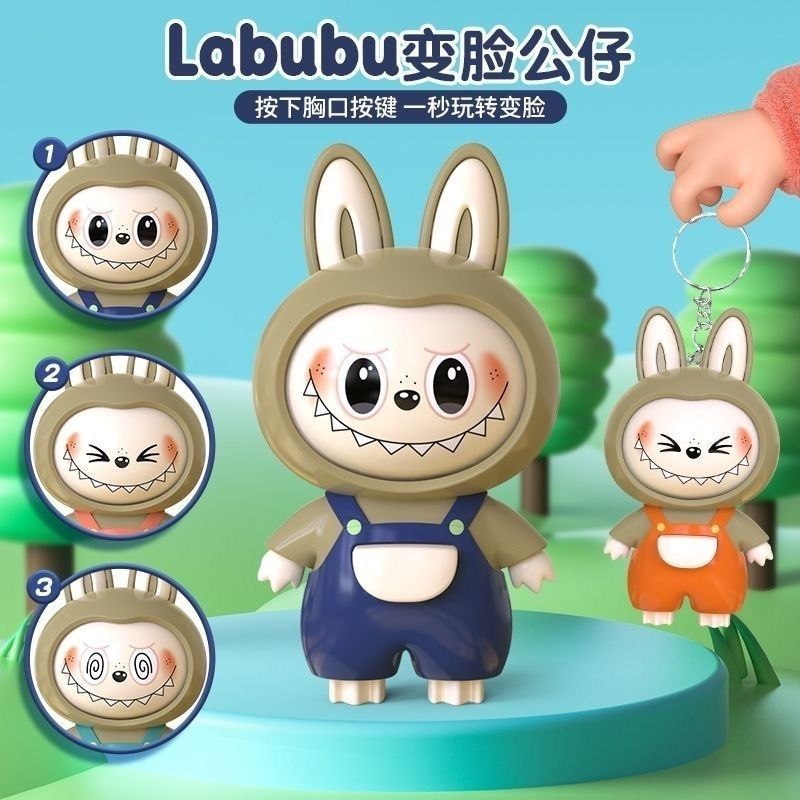 Face Changing Labubu