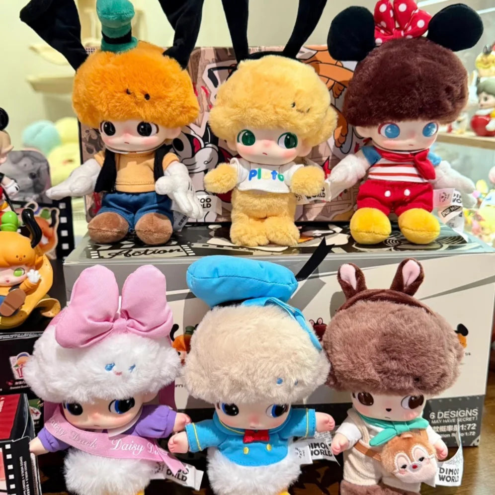 DIMOO WORLD b ISNEY series vinyl plush keychain blindbox